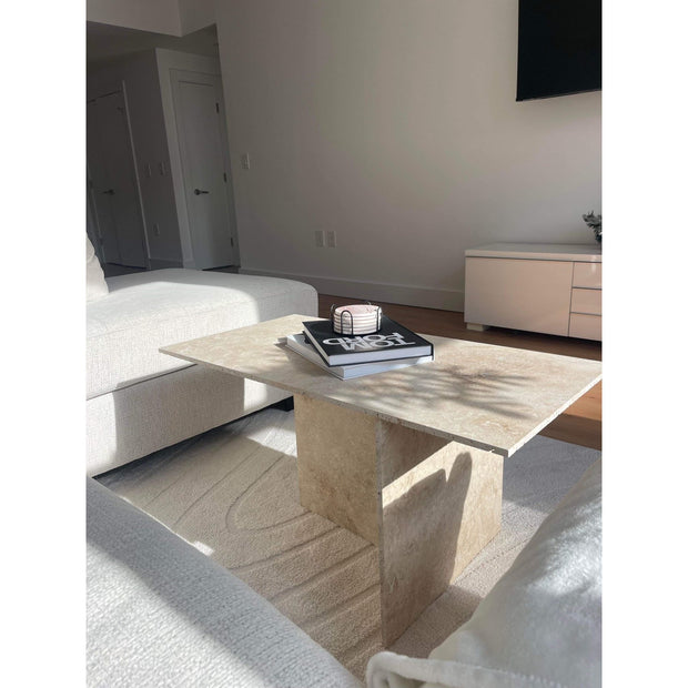 Travertine Coffee Table