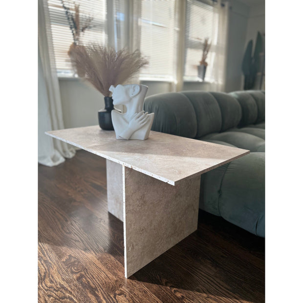 Travertine Coffee Table